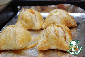 "Яблочки в платочках" + МК по завязыванию "платочков", пошаговый рецепт на 2933 ккал, фото, ингредиенты - ТатьянаS