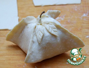 "Яблочки в платочках" + МК по завязыванию "платочков", пошаговый рецепт на 2933 ккал, фото, ингредиенты - ТатьянаS