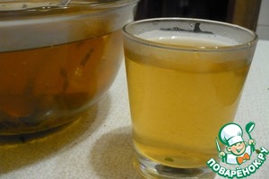 Рецепт Холодный зеленый чай (альтернатива бутылочного магазинного )