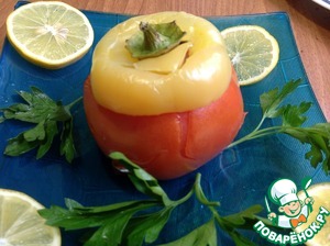 Рецепт Фаршированные запеченные помидоры "Грациозный помидор"