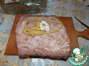 Запеченная свинина с горчицей и хреном - Рецепт с пошаговыми фотографиями - Ням.ру