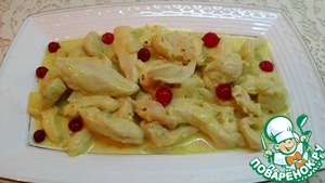 Рецепт Куриные грудки в сливочно-горчичном соусе