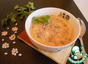 Рецепт Фасолевый суп-пюре с перловой крупой