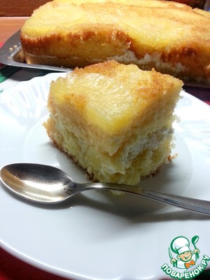 Рецепт Торт ананасовый от бабушки Анны (La torta di ananas di nonna Anna)