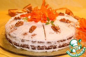 Рецепт Ароматный морковный торт