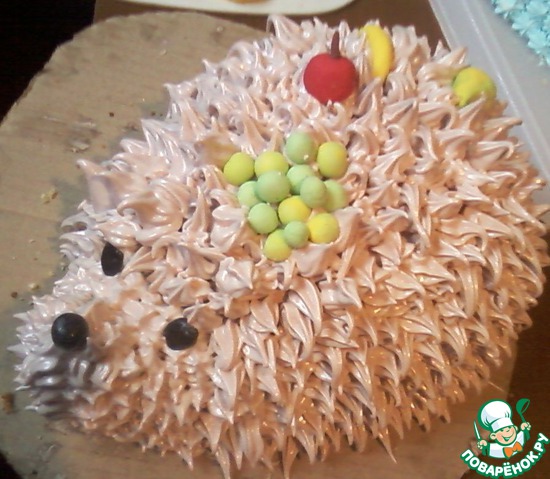 торт ежик