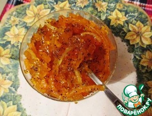 Рецепт Варенье из тыквы с имбирем и маком