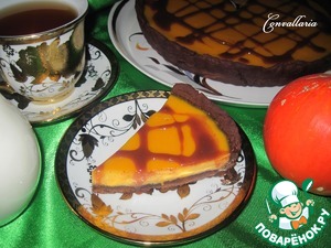 Рецепт Шоколадно-тыквенный тарт