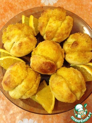 Рецепт Апельсиновые булочки