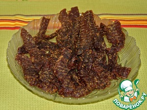 Рецепт Сладкая вяленая говядина по-индонезийски