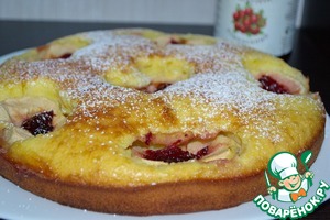 Рецепт Шведский яблочный пирог с клюквой