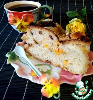 Рецепт Хлеб-сырно луковый с кедровыми орешками