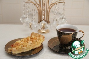 Рецепт Яблочный пирог с миндальной корочкой