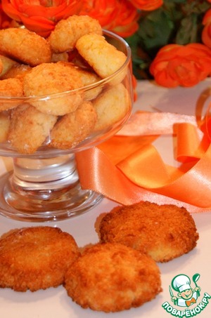 Рецепт Кокосовое печенье с апельсиновым ароматом