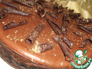 Рецепт Шоколадно-творожный пирог "Наслаждение"
