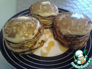 Рецепт Яблочные оладьи на кефире