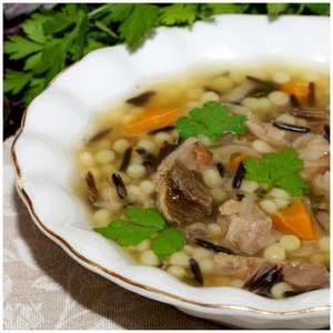 Рецепт Густой суп из дикого риса