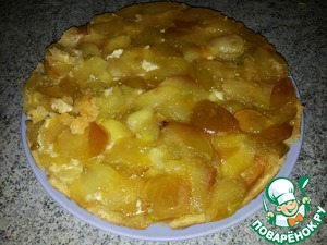 Рецепт Яблочный пирог-перевертыш