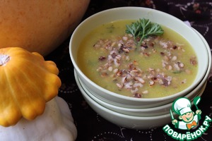 Рецепт Тыквенный суп с орехами