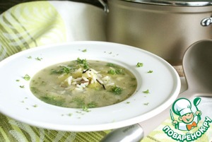 Рецепт Дикий рис в качестве ингредиента для супа