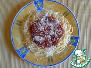Рецепт Томатно-базиликовая сальса для спагетти