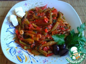 Рецепт Бамия с овощами в томатном соусе