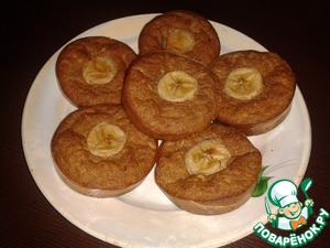 Рецепт Овсяные кексы с бананом и клетчаткой
