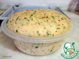 Хлеб с помидорами и зеленью Базилик Хлеб с помидорами и зеленью Базилик