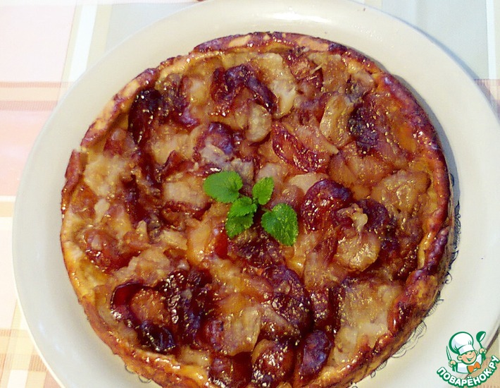 Рецепт: Пирог Тарт Татен с яблоками
