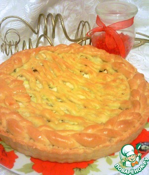 Рецепт Пирог с курицей в соусе "Бешамель"