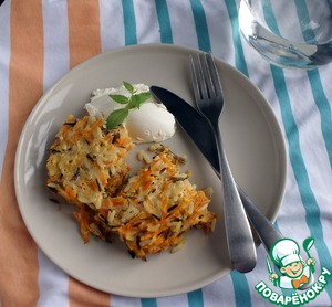 Рецепт Морковная запеканка с диким рисом