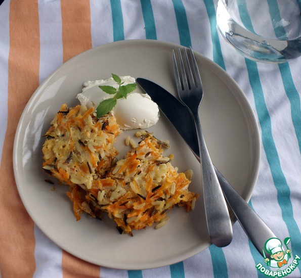 Морковная запеканка с диким рисом – кулинарный рецепт