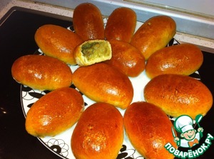 Рецепт Нежные пирожки с картофелем и грибами