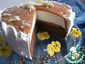 Рецепт Карамельный торт с ореховой нугой