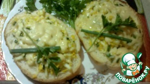 Рецепт Горячие бутерброды с яйцом