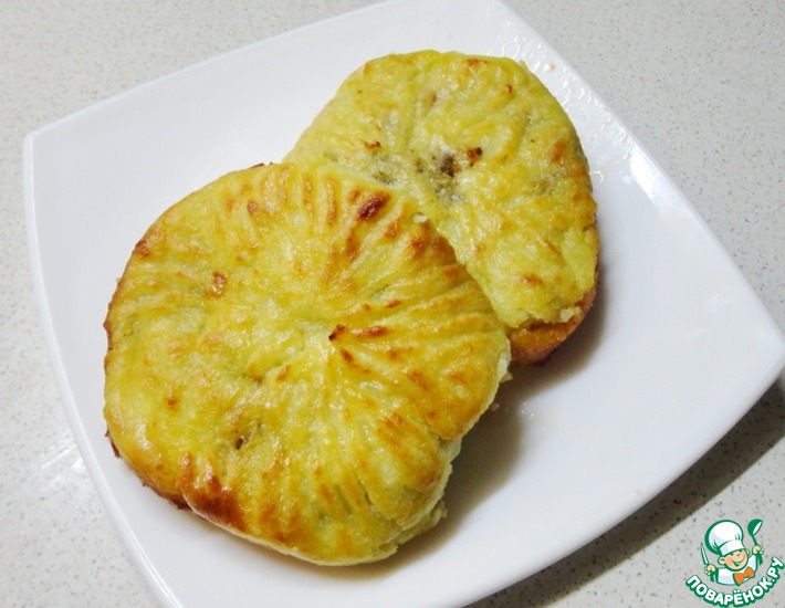 Рецепт: Картофельные зразы с начинкой из печени
