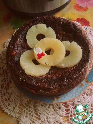Рецепт Шоколадный пирог с цуккини и творогом