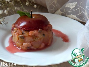 Рецепт Запеченный фруктовой десерт "Сюрприз"