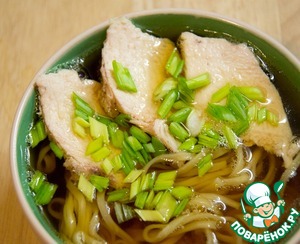 Рецепт Суп-лапша с японским вкусом