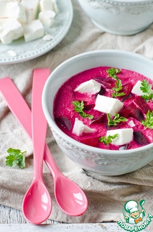 Рецепт Свекольный крем-суп с фетой