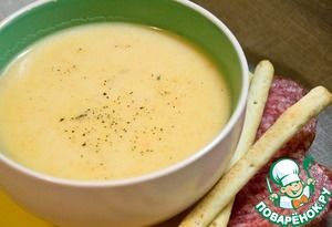 Рецепт Сырный суп-пюре