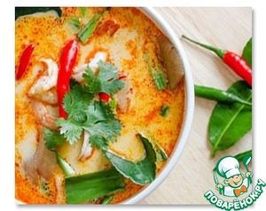 Рецепт Тайский суп Том Ям
