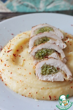 Рецепт Легкий куриный рулет