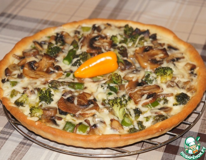 Белая пицца – кулинарный рецепт