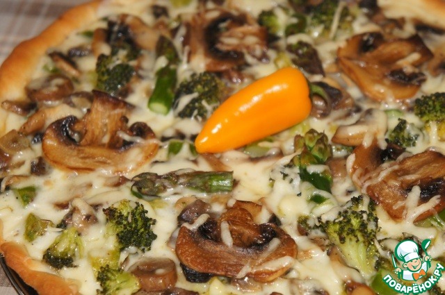 Белая пицца – кулинарный рецепт