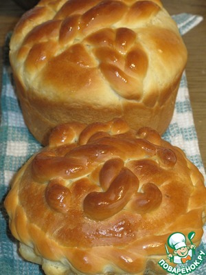 Рецепт Пасхальный хлеб