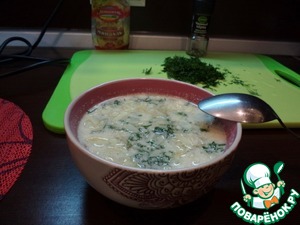 Рецепт Куриный суп с миндалем (в мультиварке )