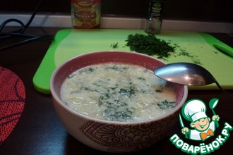 Рецепт: Куриный суп с миндалем в мультиварке