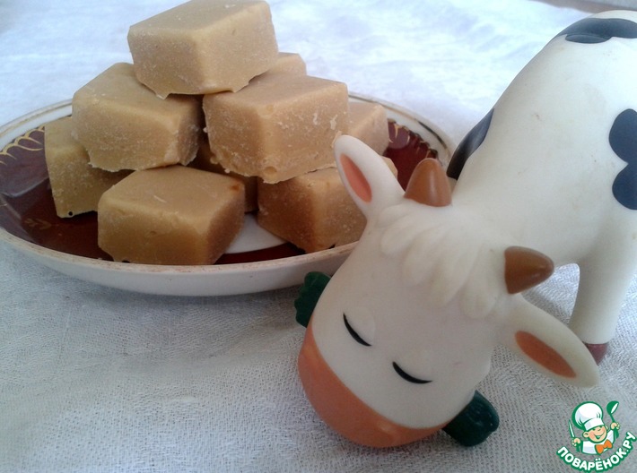 Домашние конфеты "Коровка" – кулинарный рецепт
