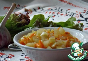 Рецепт Хрустящий кабачковый салат